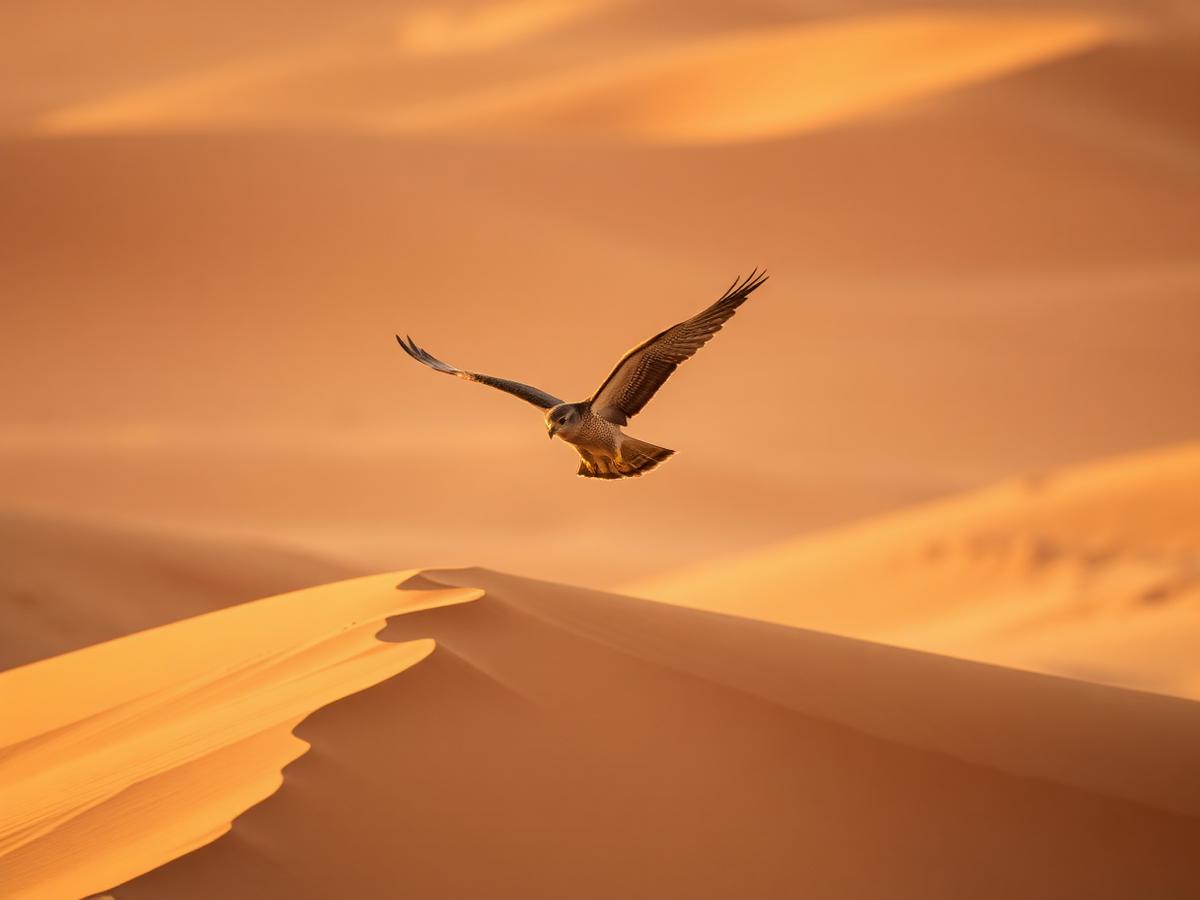 Al Hurr, a Saker Falcon